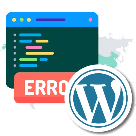 Wordpress Error Illustration Icon
