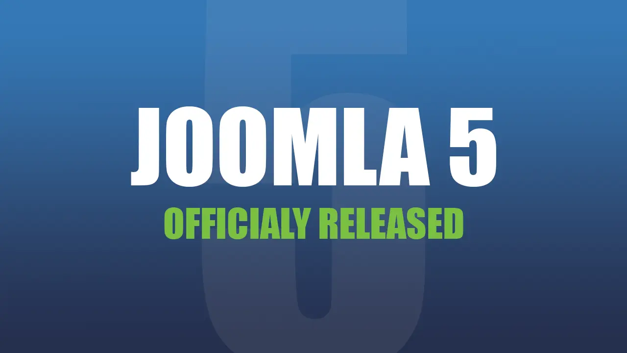 Joomla 5.0 Release Announcement Thumbnail