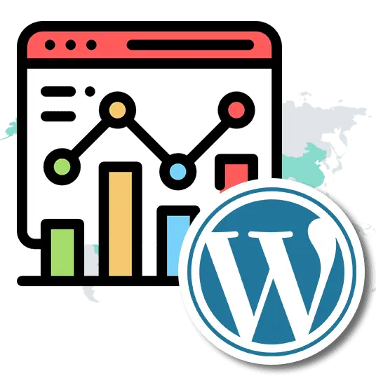 Wordpress Seo Icon Illustration