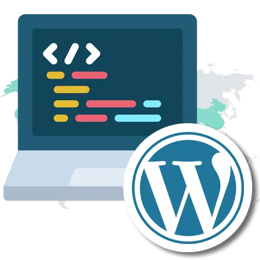 Wordpress Custom Coding Illustration
